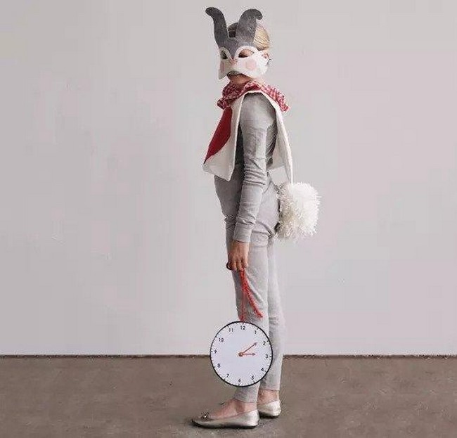 DIY No-Sew Bunny Costume