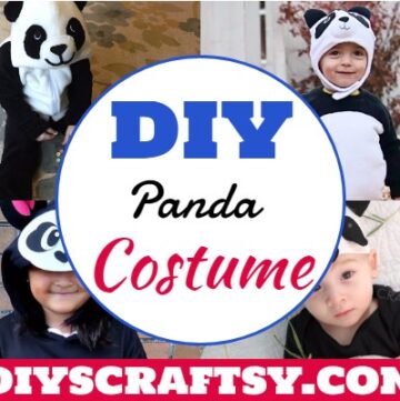 DIY Panda Costume 1