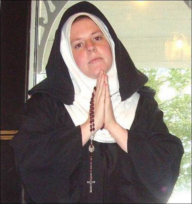 diy nun headpiece