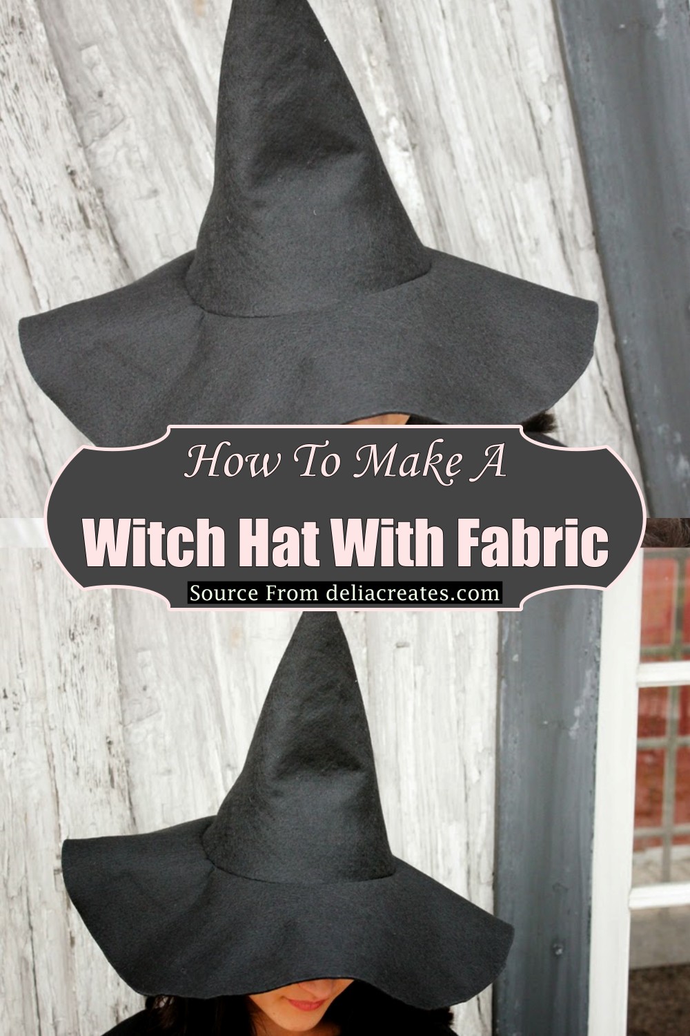 How To Make A Witch Hat With Fabric
