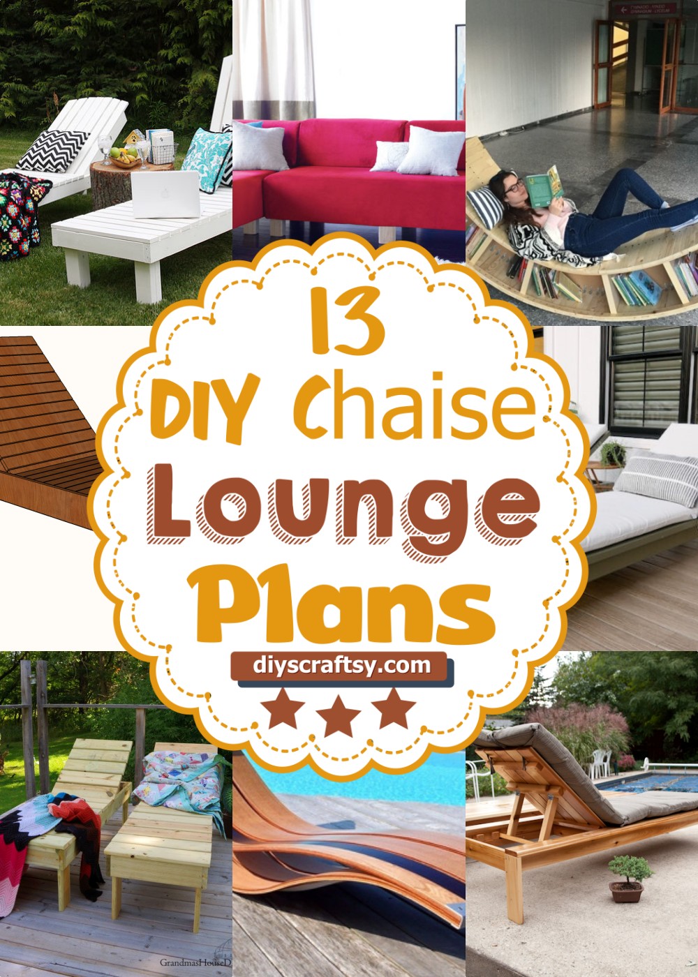 13 Free DIY Chaise Lounge Plans
