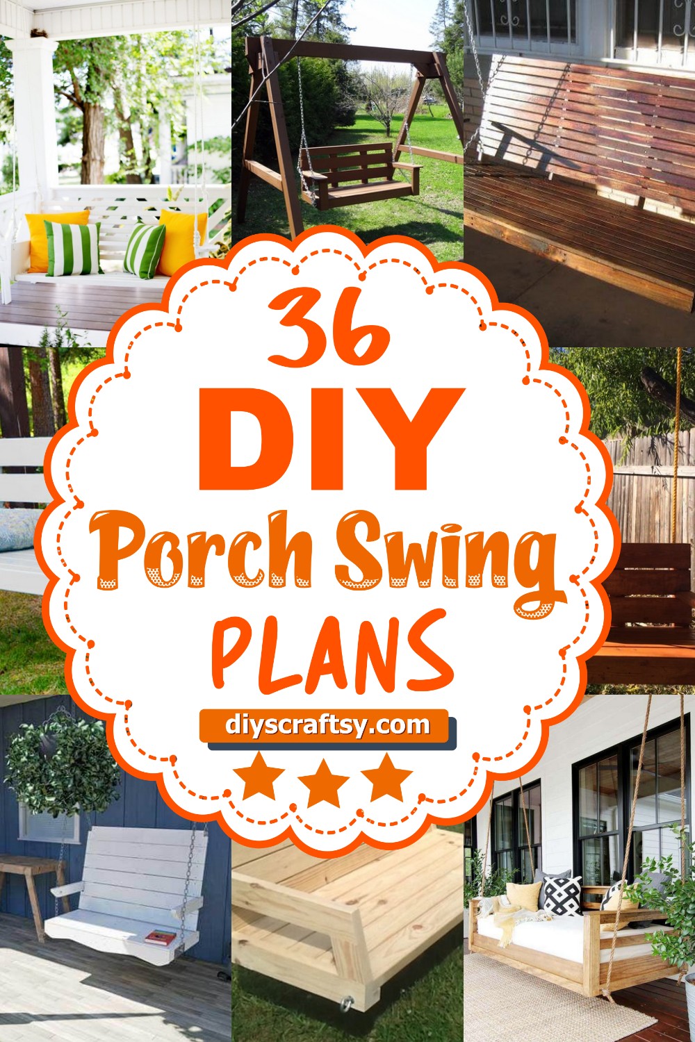 36 DIY Porch Swing Plans To Make At Home