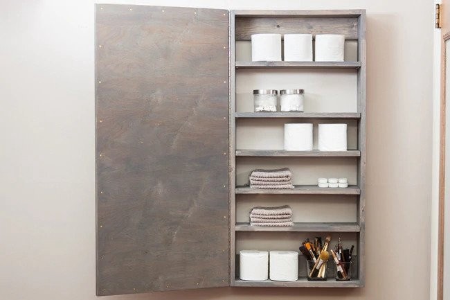 26 DIY Bathroom Cabinet Projects You Can Make Easily - DIYsCraftsy