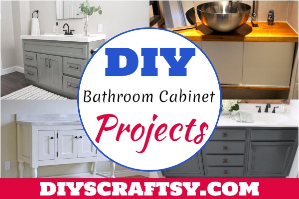 26 DIY Bathroom Cabinet Projects You Can Make Easily - DIYsCraftsy