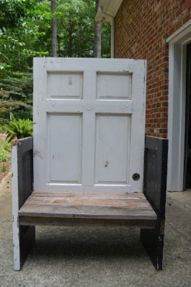 DIY Door Bench