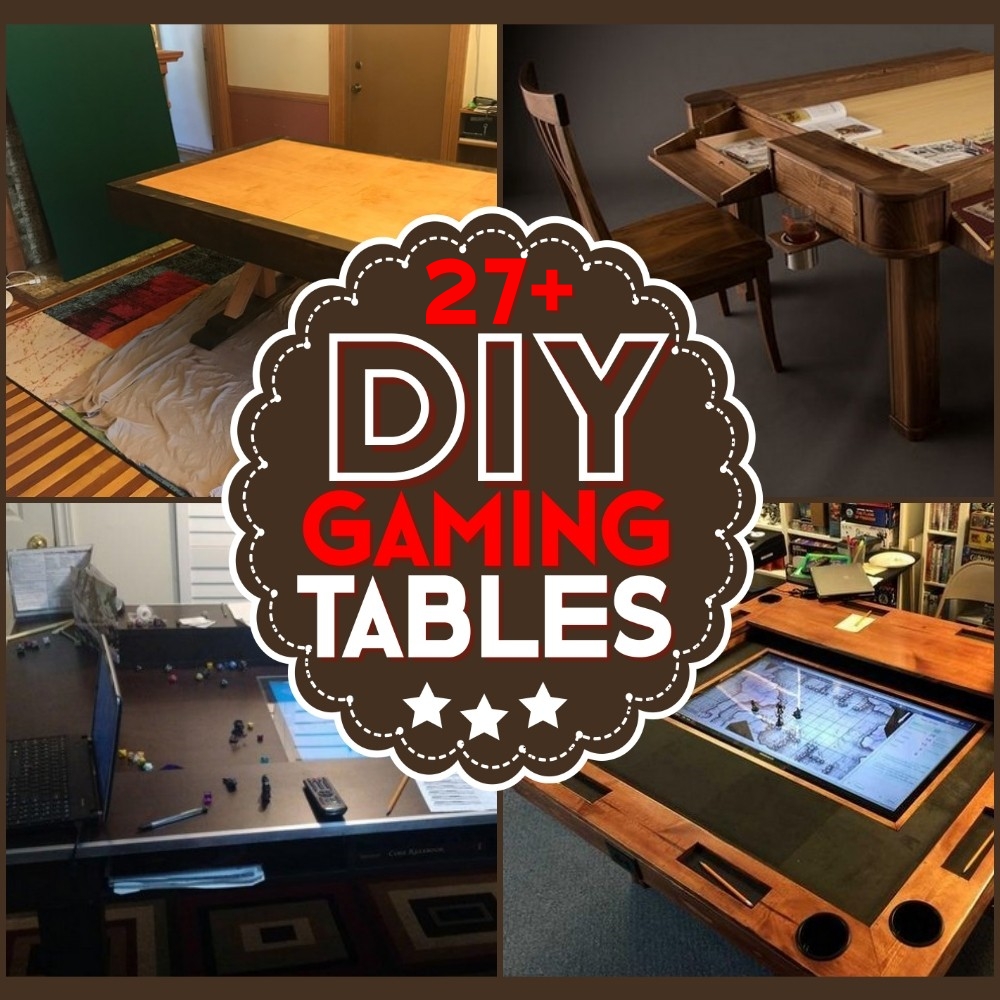 28 DIY Gaming Table Plans for Every Gaming Enthusiast DIYsCraftsy