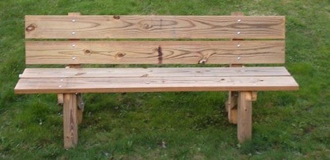 DIY Garden Bench