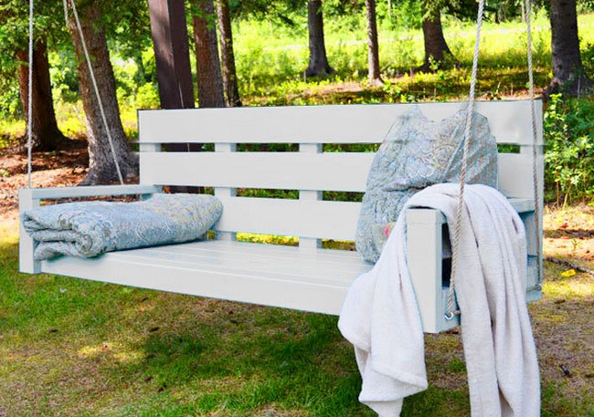 DIY Large Modern Porch Swing Couch