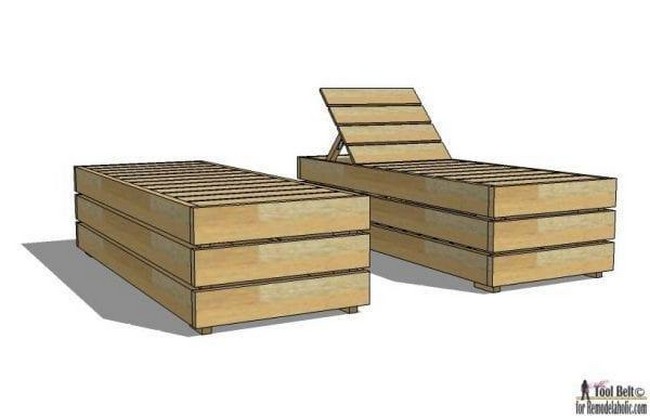 DIY Lounge Chair With Storage