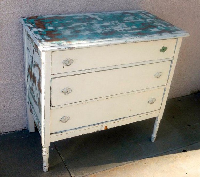 DIY Mirrored Dresser