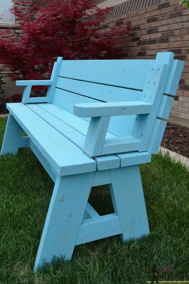 DIY Picnic Table Bench