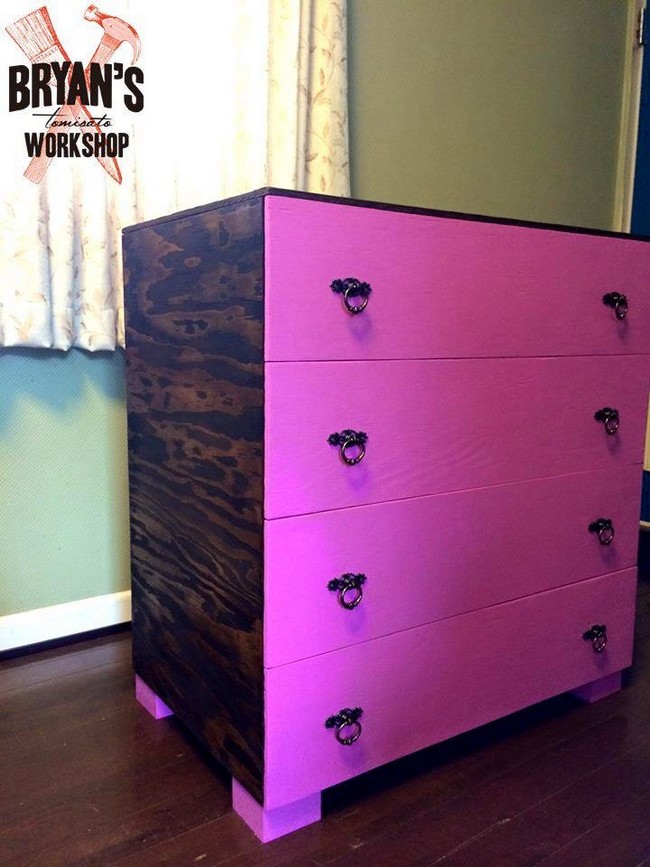 DIY Plywood Dresser
