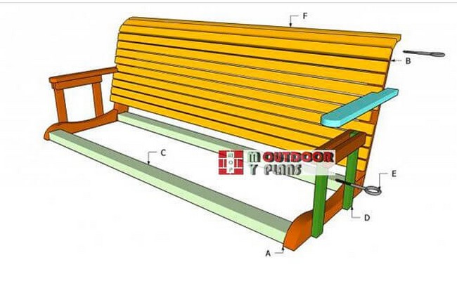 DIY Porch Swing Plan 2