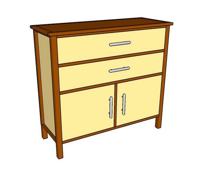 DIY Simple Dresser Plan