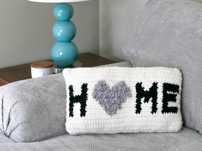 Home Heart Pillow