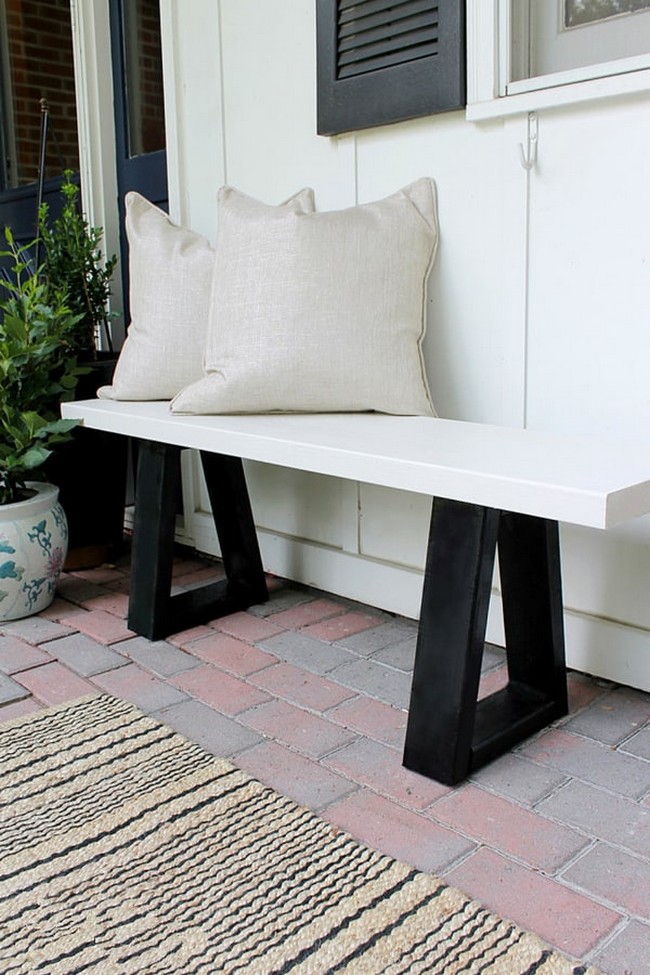 Homemade West Elm Bench