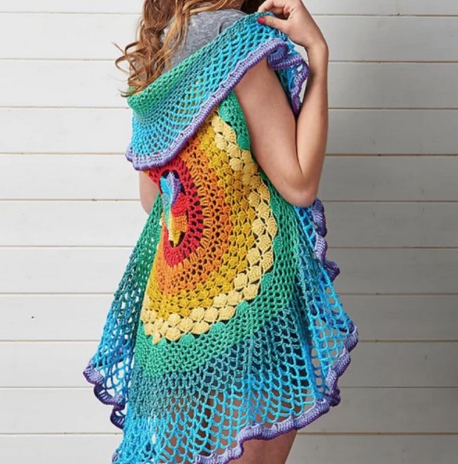 How To Crochet A Circle Vest Just In Time For Spring