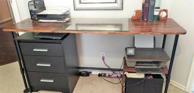 How To Make A Metal Pipe Desk