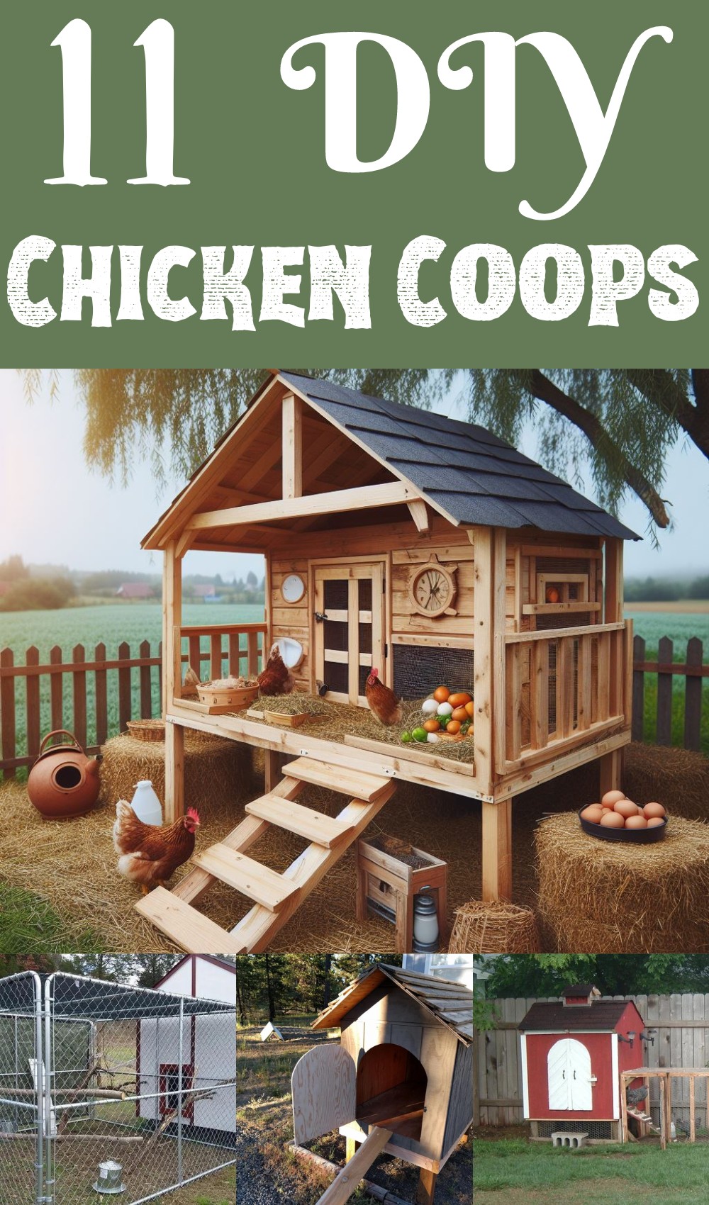 11 Easy DIY Chicken Coop Plans