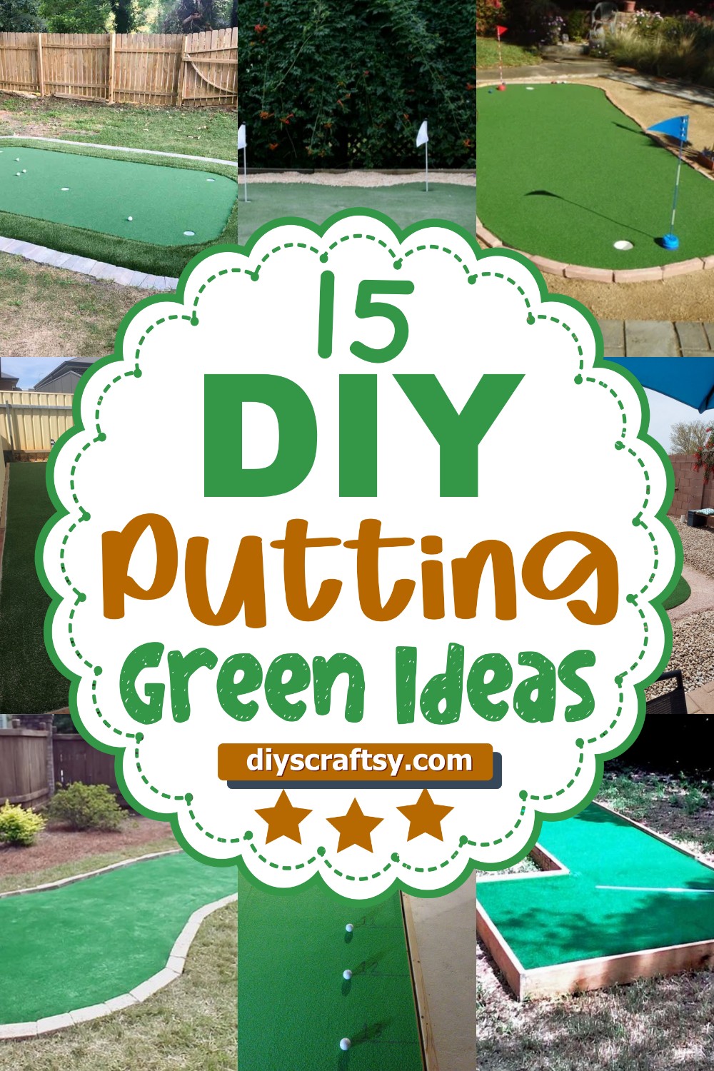 15 DIY Putting Green Ideas In Backyard