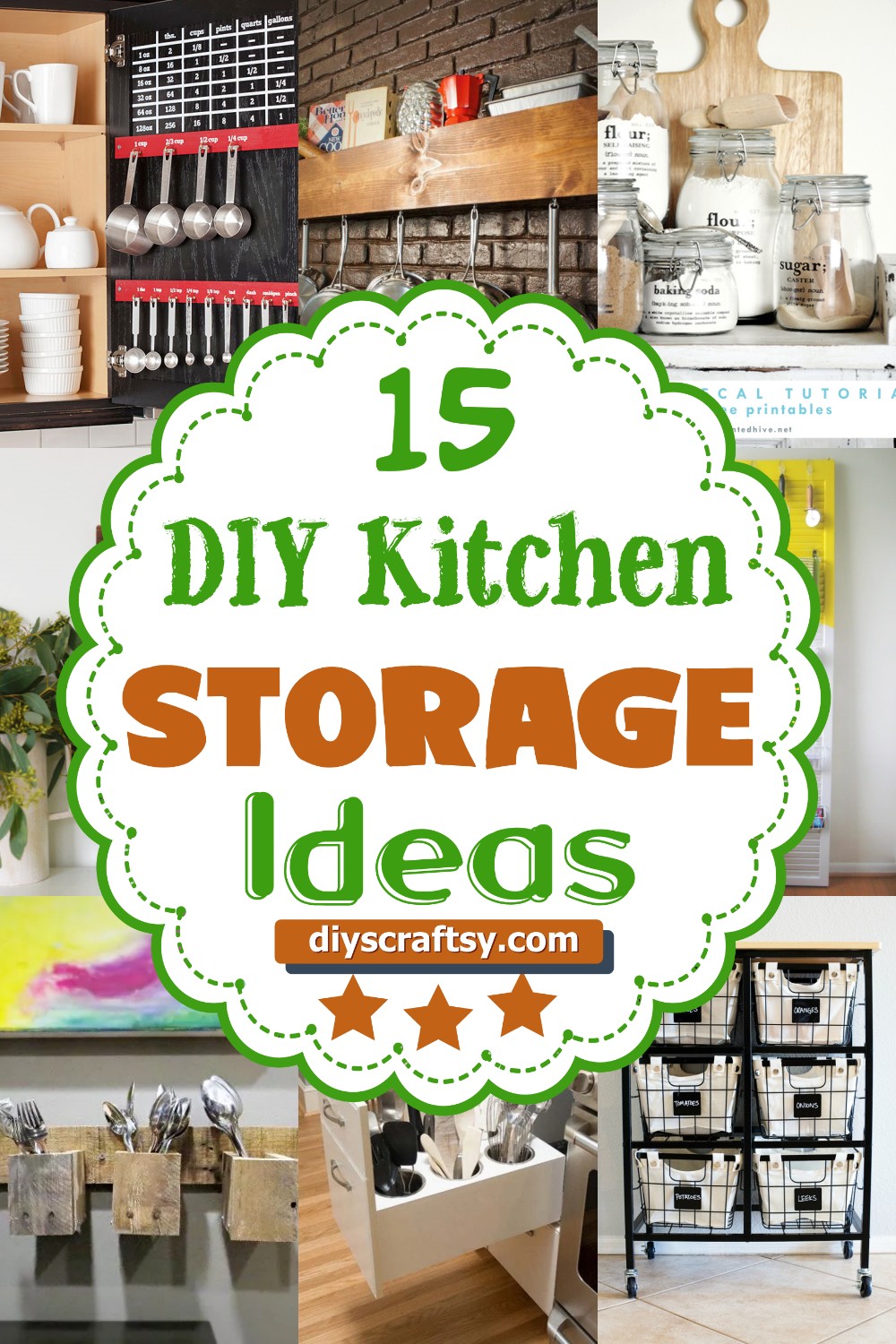 15 Insanely Beautiful DIY Kitchen Storage Ideas