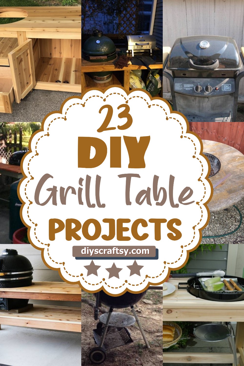 23 DIY Grill Table Projects