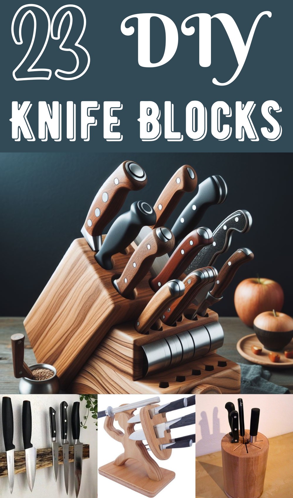 23 DIY Knife Block Plans