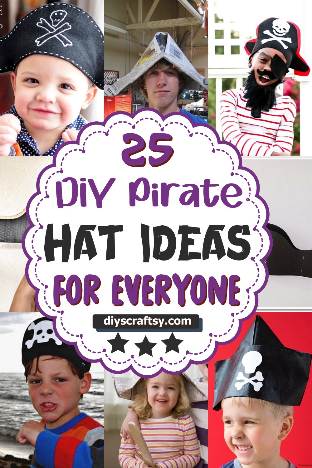 25 DIY Pirate Hat Ideas For Everyone DIYsCraftsy