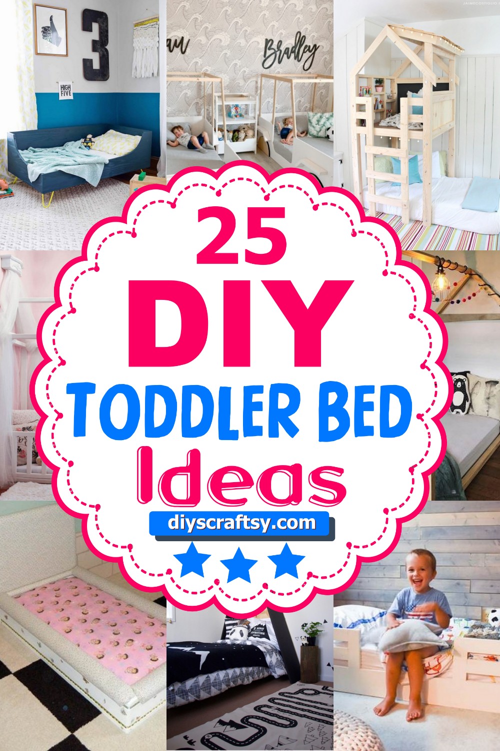25 Easy And Free DIY Toddler Bed Ideas