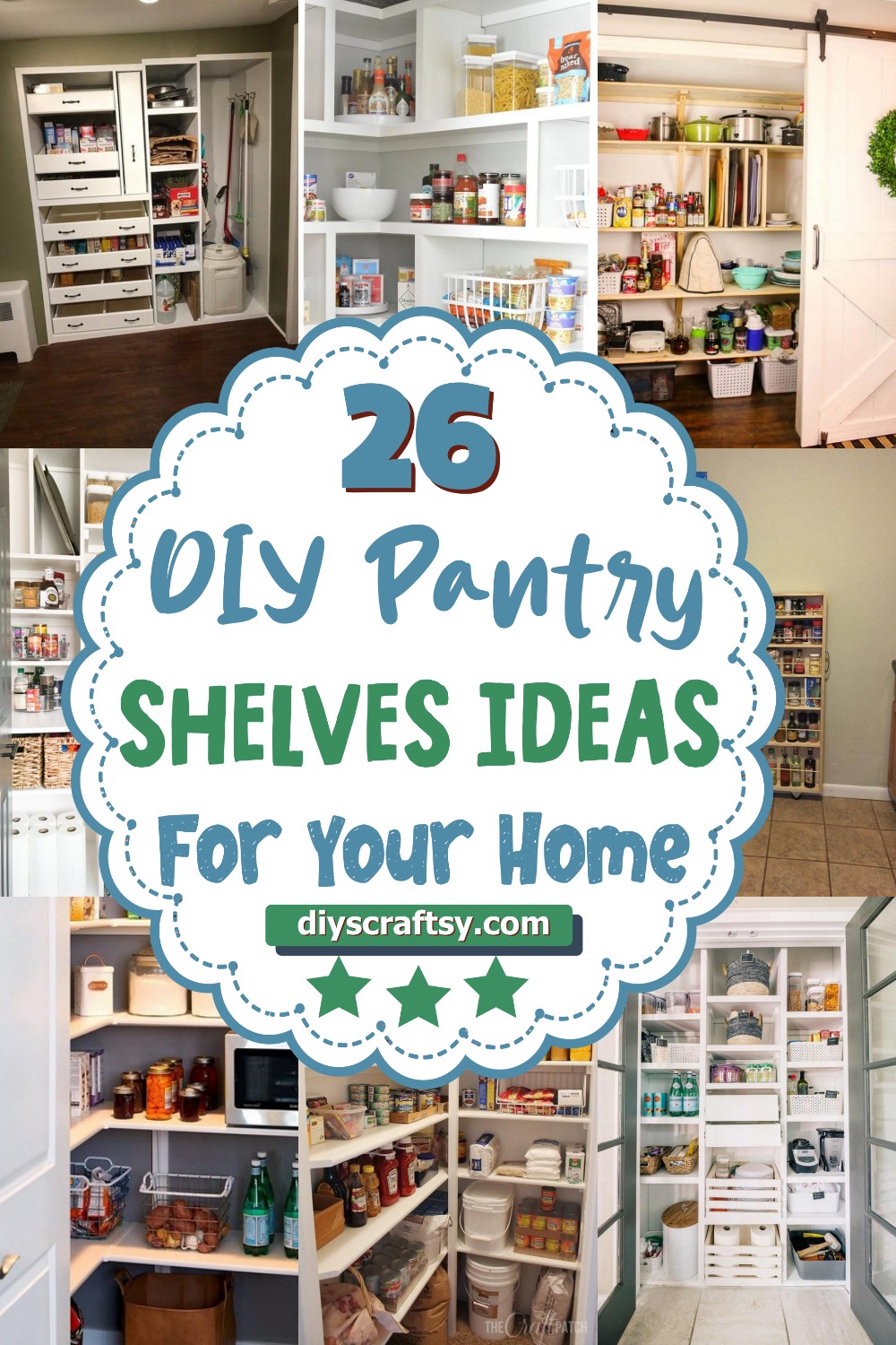 26 DIY Pantry Shelves Ideas For Your Home