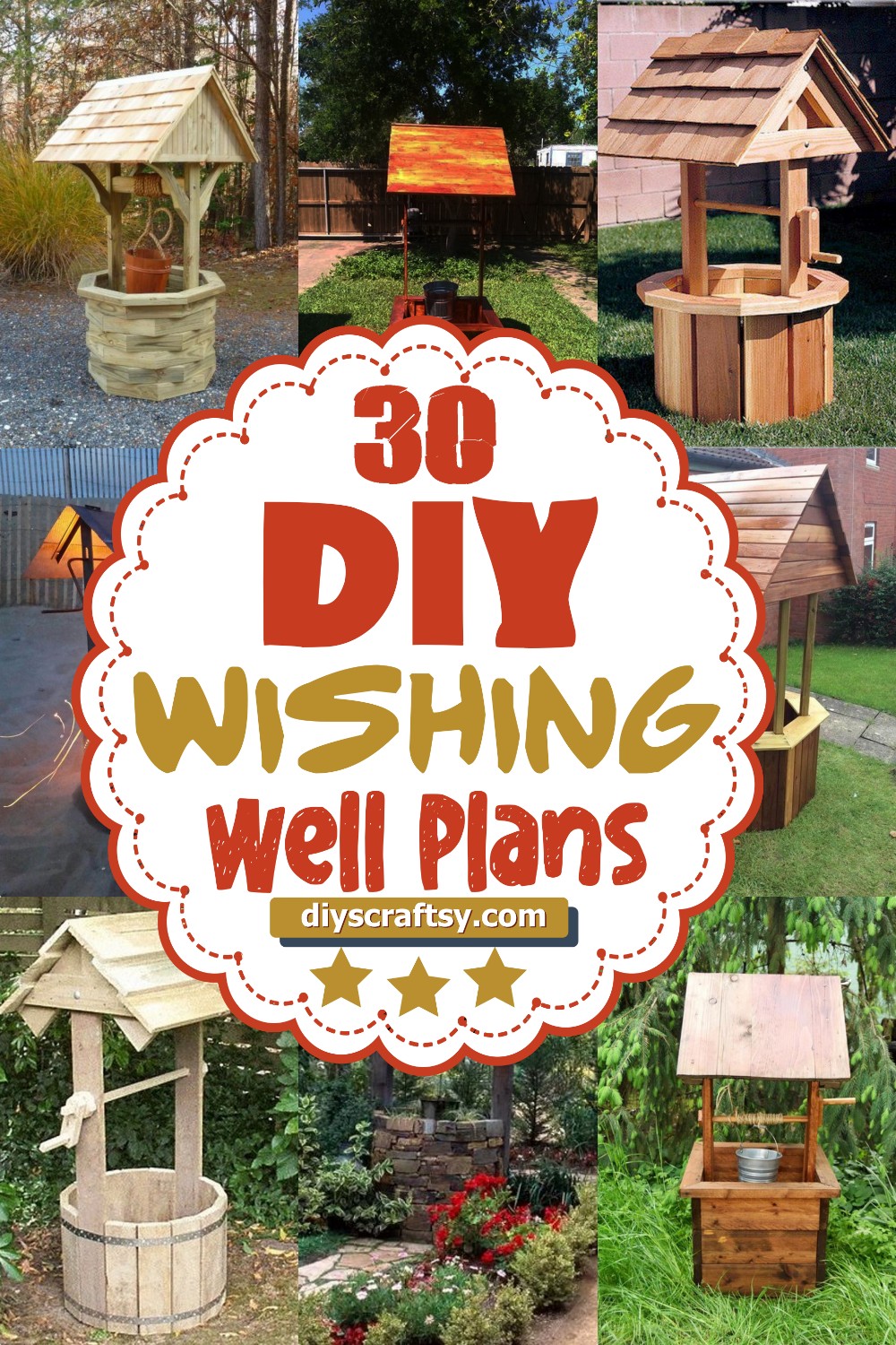 30 DIY Wishing Well Plans