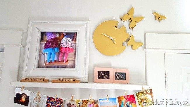 Butterfly Silhouette Clock