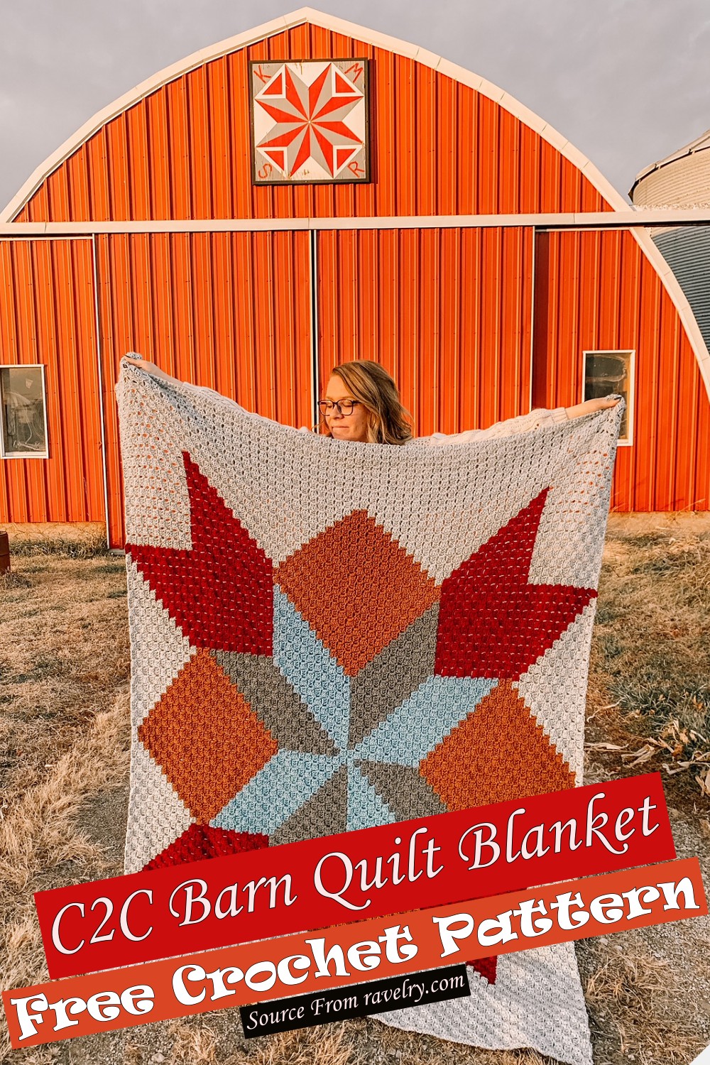 C2C Barn Quilt Blanket