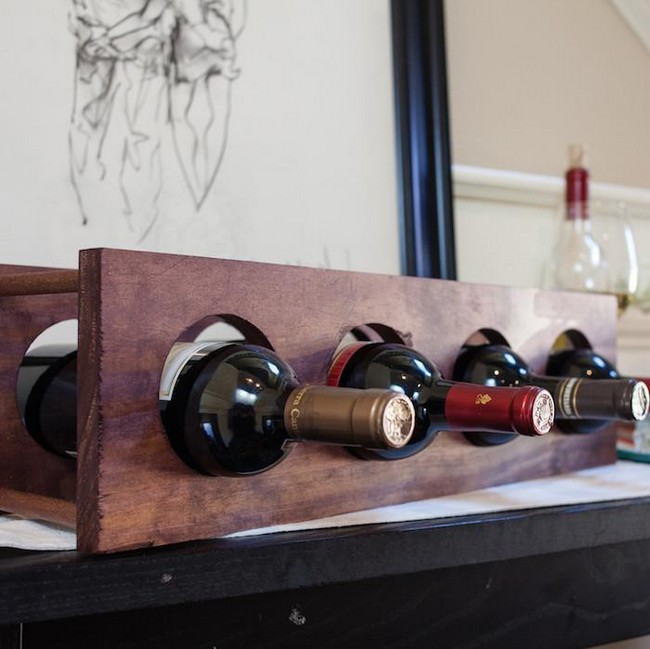 Circular Wine Rack DIY