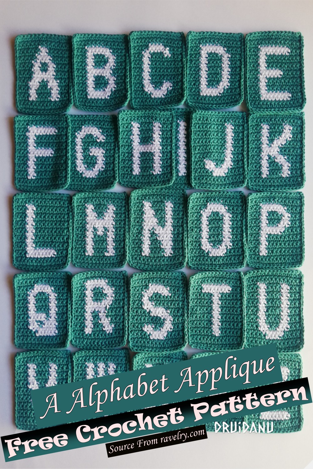 Crochet A Alphabet Applique