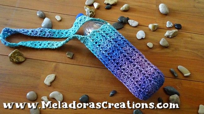 Crochet Fancy Bottle Holder Pattern