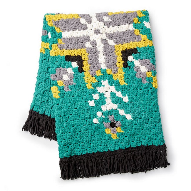 Crochet Folk C2C Afghan Free Pattern