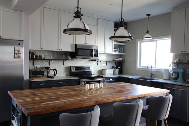 Custom DIY Butcher Block Island Top