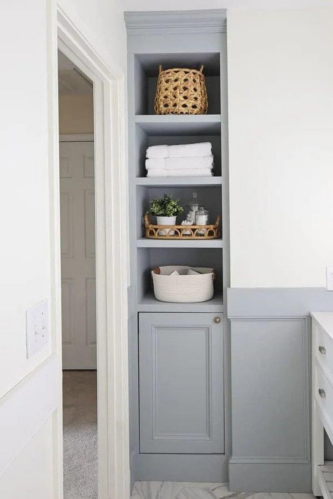 DIY Bathroom Shelves 1