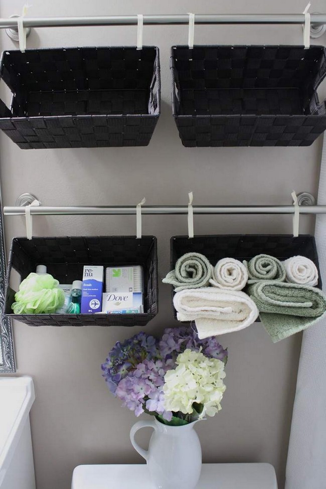DIY Bathroom Shelves