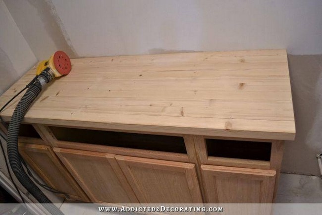 DIY Butcher Block Countertop Under $30