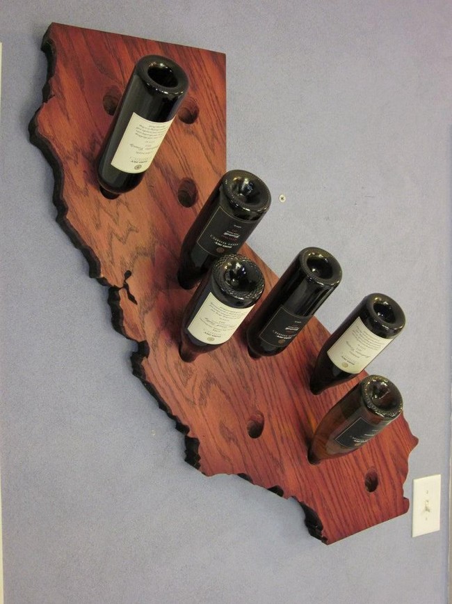 DIY California Wine Rack