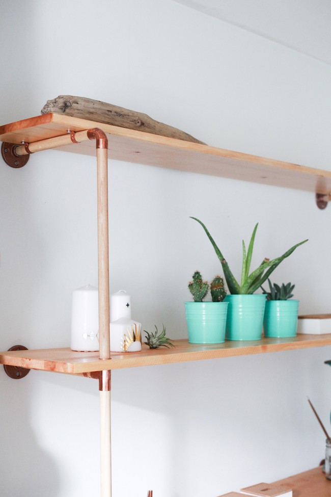 30 DIY Pipe Shelves Ideas For Budgetfriendly DIYsCraftsy