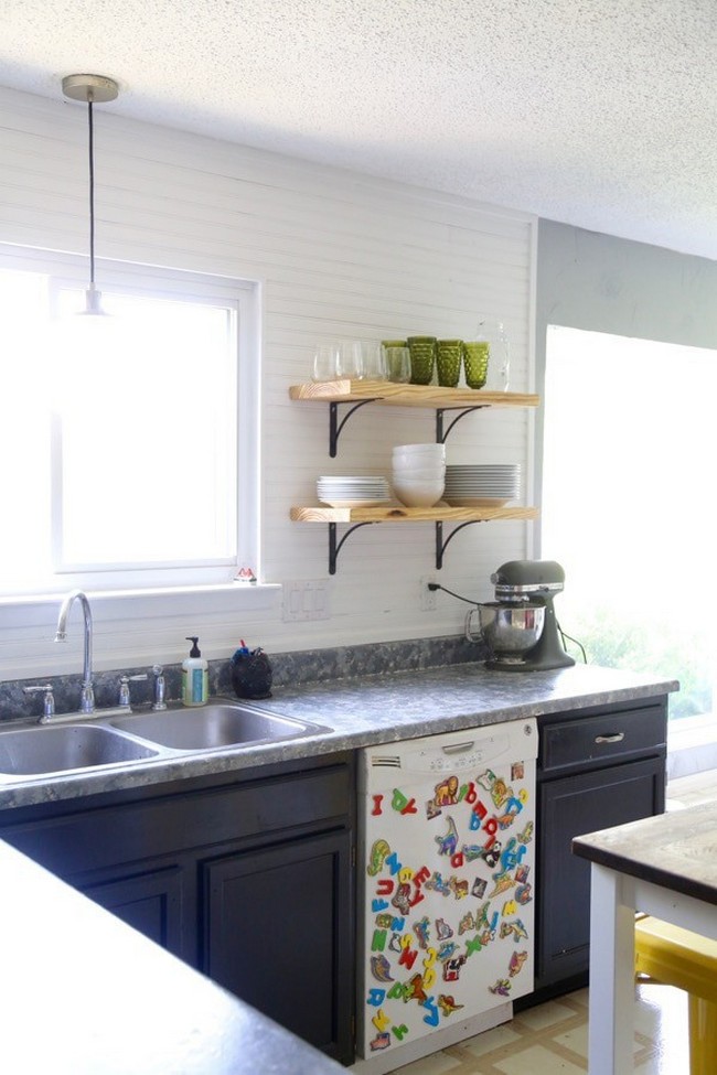 DIY Easy Open Shelving