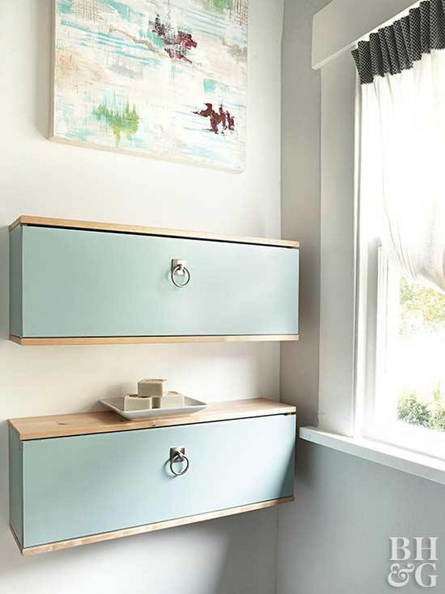 DIY Floating Shelves
