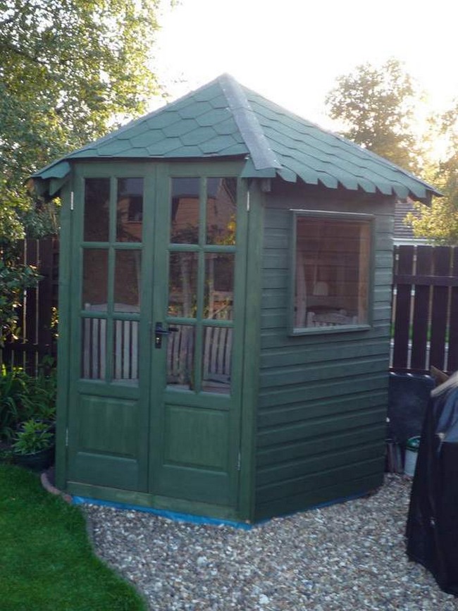DIY Hexagonal Garden Shed