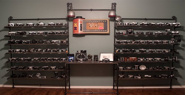 DIY Industrial Pipe Shelving Unit