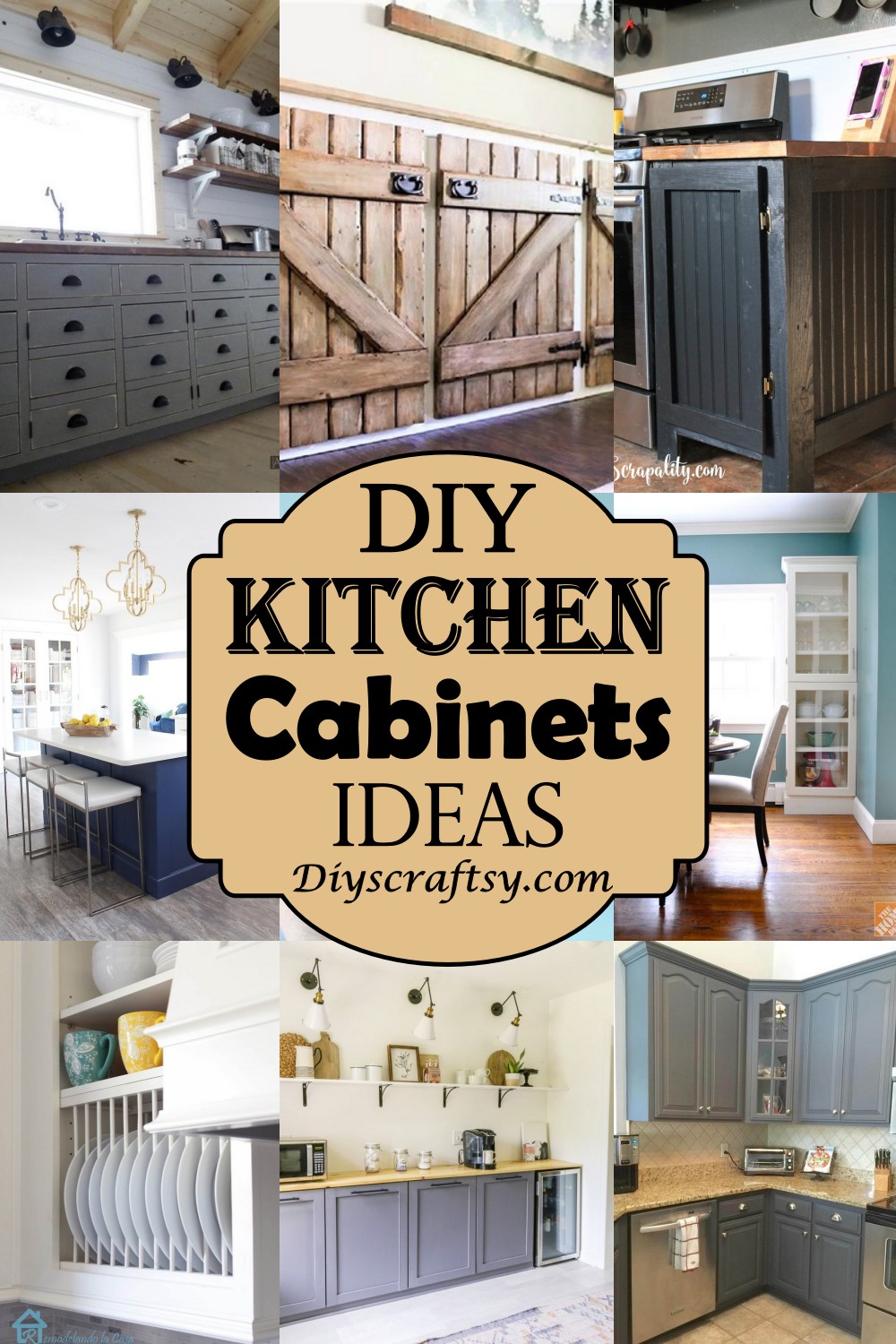 33 DIY Kitchen Cabinets Ideas And Designs For 2022 - DIYsCraftsy