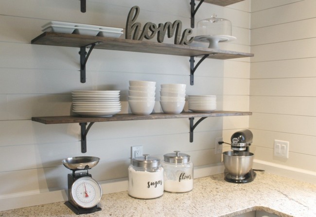 DIY Kitchen Shelf Idea