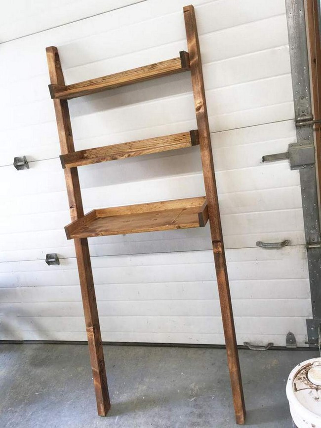 DIY Over The Toilet Storage